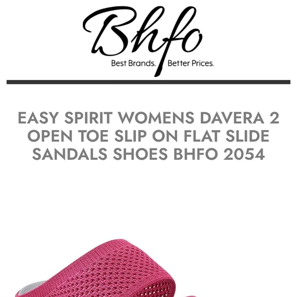 Easy Spirit Pink and Gray Slide Sandals Size 10. NWOT - Picture 9 of 10